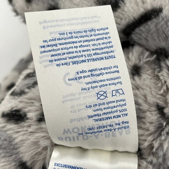 Sparkle Snow Leopard Teal Eyes Build A Bear Plush Purple Feet Spots RETIRED Rare - Picture 7 of 9